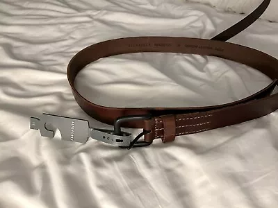 All Saints Women's Leather Belt - SIZE S • £50