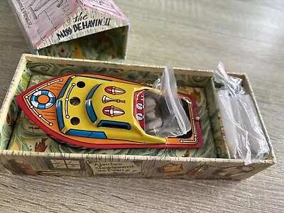 Retro Floating Steam/Candle Powered Boat Metal Tin Toy Collectible Boat Gift • $12.45