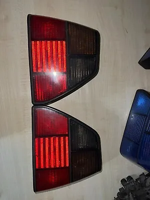 Vw Golf Mk2 2 Hella Rear Tail Lights Half Black / Red Tinted Original • $189