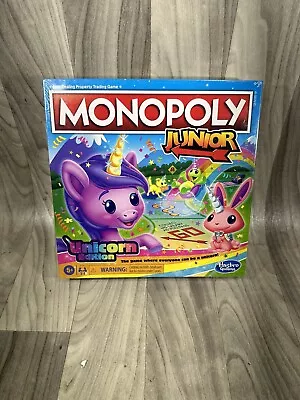 MONOPOLY Junior: Unicorn Edition Board Game For 2-4 Players Magical-Themed Indo • $18.74