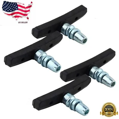 $5.99 • Buy 2 Pair Mountain Bike  Cycling V Brake Holder Pads   Rubber Durable  Performance
