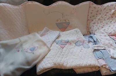 Babies R Us Vintage Love And Kisses Cot Bed Set. • £20