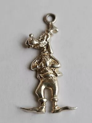 Sterling Silver- Disney GOOFY Charm AWESOME DETAIL!! GREAT CAST! VINTAGE • $19.99