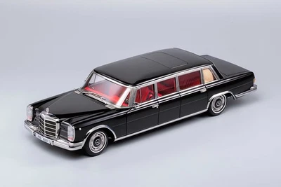 Mercedes 600 W100 Nallinger Coupe 1965 – Miniature CMF 1/18, Résine Noire, Modèle De Collection