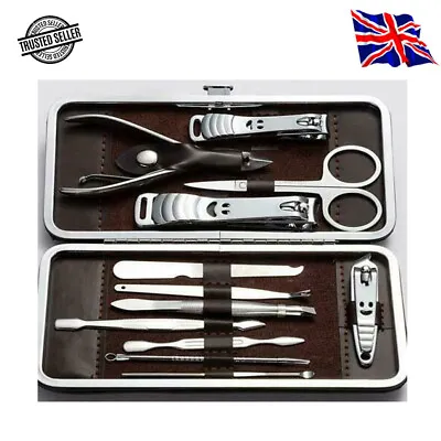 £4.67 • Buy 12pcs Nail Care Kit Cutter Set Clippers Manicure Pedicure Cuticle Tool Gift Set