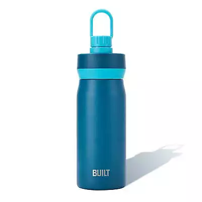 Built 16-Ounce Cascade Stainless Steel Water Bottle  16 Fl Oz Dark Blue US • $14.27