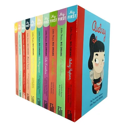 Little People Big Dreams Series 1 & 2: 10 Books Collection Set NEW • £32.99