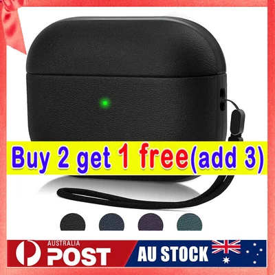 $12.99 • Buy For AirPods Pro 2nd Generation 3rd Luxury Leather Shockproof Case Cover W/ Strap