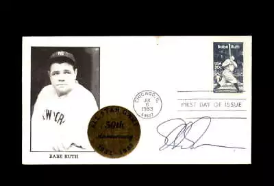 Eddie Einhorn Signed 1983 FDC Babe Ruth Cache New York Yankees Autograph • $15
