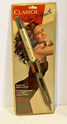 Clairol Salon Effects 3/4  Steam Styling Brush Heated Loops Vtg 1992 Rare New • $88