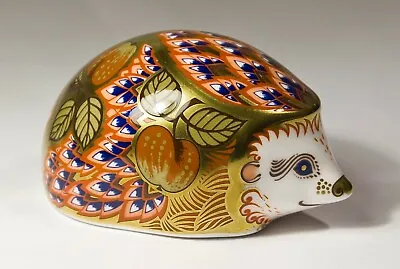 £89 • Buy ROYAL CROWN DERBY HEDGEHOG Paperweight - Signed And Boxed