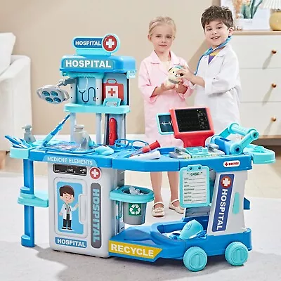 Illimasy Doctors Kit Toy For Kids Medical Playset Medical Station Set For Boys • £49.99