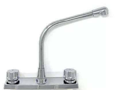 RV Mobile Motor Home Kitchen Sink Faucet Swivel Spout Chrome Finish 8  Center • $23.79