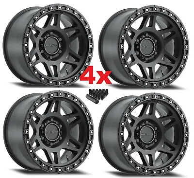 17 Black Wheels Rims Offroad Method Mr31278560500 Mr312 17x8.5 6x139.7 • $1289