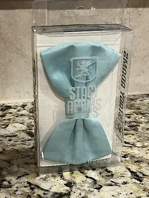 Stacy Adams MINT Green Bow Tie Printed Ready Tied Bow Tie New In Box • $8.99