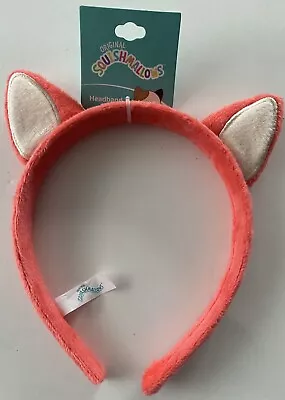 NWT Original Squishmallows Fifi The Fox Headband Ears Hair Accessory • $17.99