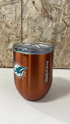 Official NFL Miami Dolphins  16 Oz Ultra Curved Stemless Tumbler-Brand New! • $6.64