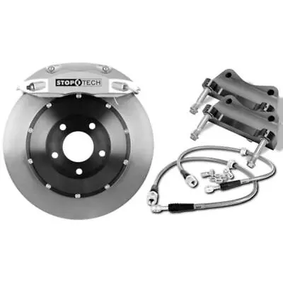 StopTech Big Brake Kit; Red Caliper; Drilled Two-Piece Rotor; Front 83.895.4300. • $2698.20