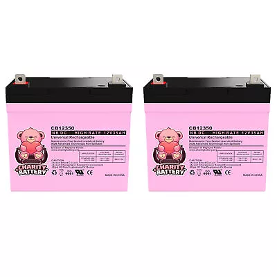 2 Pack - UB12350 12V 35Ah Wheelchair Medical Mobility Battery • $144.95