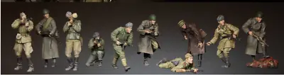 1/35 Resin Figures Model WWII Soviet Infantry Squad 10 Man Unassembled Unpainted • $43.68