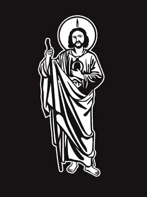 St Jude Decal Car Window Laptop  Vinyl Sticker San Judas Saint Santo Religion • $4.99