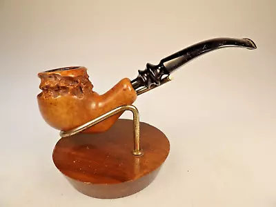 Micoli By Robert Burns Hand Carved Classic Freehand BriarPipe Vulcanite USA Made • $9.99