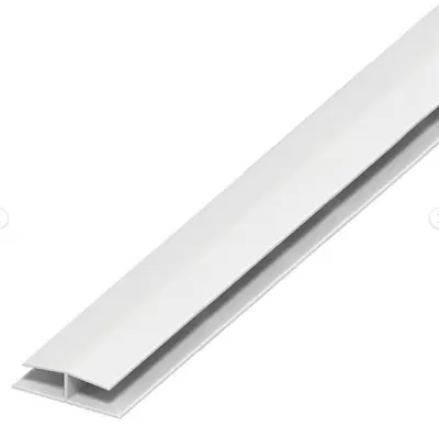 H Trim Board Joint Trim White UPVC  Soffit Panel Utility Joint  300mm • £3.89