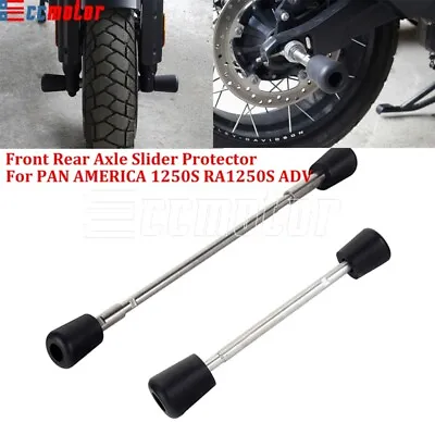 Motorcycle Front & Rear Axle Fork Slider Protector For Harley Pan America 1250 S • $210.99