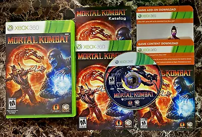 🎮👽 2011 Mortal Kombat Complete W/ Manual & Inserts Microsoft Xbox 360 👽🎮 • $26.99