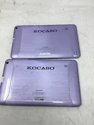 KOCASO M9200 8gb WiFi Tablet -LOT OF 2-FOR PARTS-READ DESCRIPTION -rz • $15