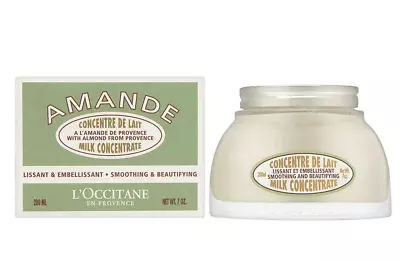 L'Occitane Amande Milk Concentrate Smoothing - Beautifying  7oz  Body Cream • $45