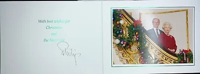 Prince Philip Signed Autograph Christmas Card Royalty Queen Elizabeth II Royalty • £169.95