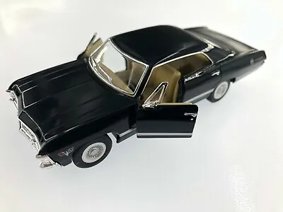 5  Kinsmart Chevy 1967 Chevrolet Impala Diecast Model Toy Car 1:43 Black • $8.98