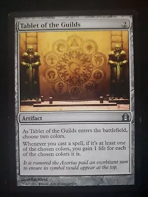 Mtg Tablet Of The Guilds - Return To Ravnica - Nm • £1.70