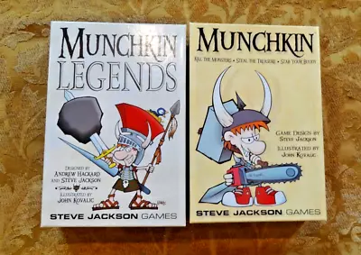 2 Munchkin Card Game Lot Munchkin & Munchkin Legends 1st Editions • $24.99