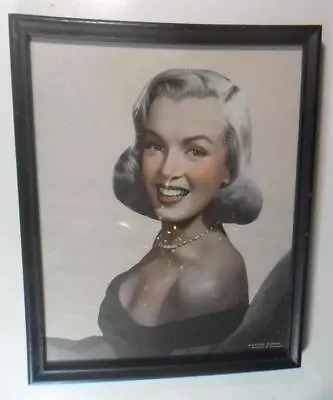 Vintage Classic Marilyn Monroe Framed Portratit 1950's 8 X 10 • $16.50