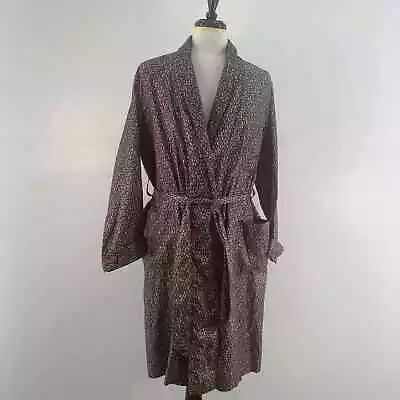 VTG 60s Richs State O Maine Multicolor Paisley Belted Nighttime Robe Mens M • $22