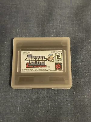 Metal Slug 2nd Mission Neo Geo Pocket Color NGPC US ESRB Version Genuine Tested • $149.98