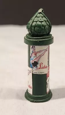 Gault French Miniature Advertising Kiosk Lido Paris Posters Column Statue 2 Inch • $49.99