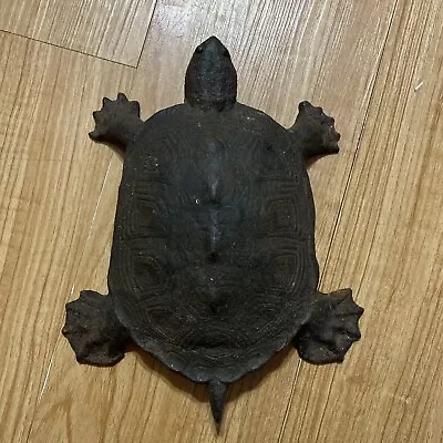 Antique Wilton Cast Iron Turtle Door Stop Figurine • $99.99