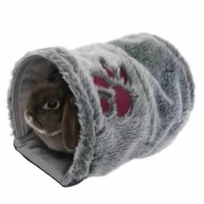 Rosewood Reversible Snuggle Rabbit Play Tunnel Soft Plush Bed Guinea Pig Ferret • £12.79