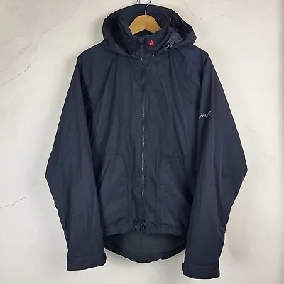 Musto Mens Small Waterproof Fleece Lined Jacket Black Outdoors Hiking Sailing • $53.01