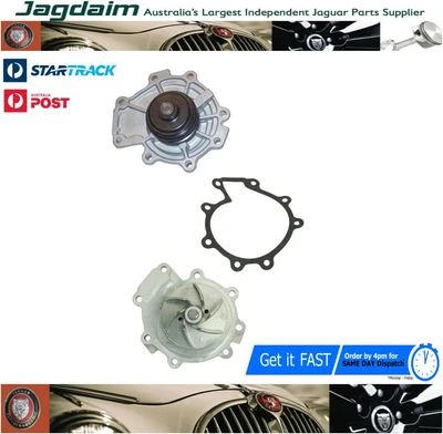 $73.65 • Buy New Jaguar X-Type2.5 3.0 V6 Water Pump Metal Impeller + Pulley + Gasket C2S43292