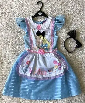 £21.99 • Buy Disney Alice In Wonderland Fancy Dress Costume/World Book Day Girls ~ 9-10 Years