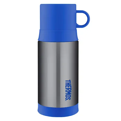 $28.95 • Buy THERMOS Funtainer 355ml Vacuum Insulated S/S Warm Beverage Drink Bottle Smoke! 