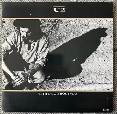 U2 With Or Without You 7” Single 1987 Island Vg+/vg+ • £1.50