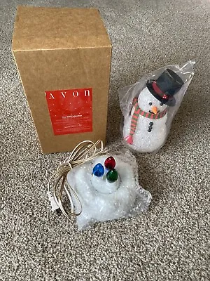Vintage Avon The Gift Collection Chilly Sam Light Up Snowman *New Read • $120