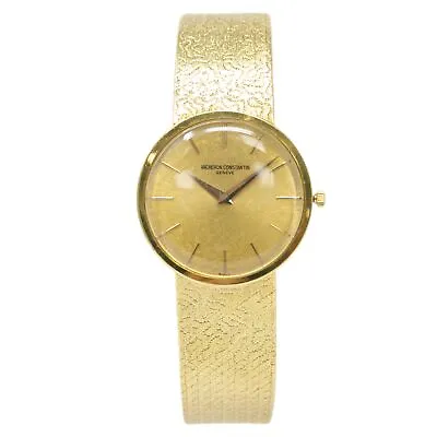 $5995 • Buy Vacheron Constantin Patrimony 6872 Vintage 18K Men's Watch Champagne Dial 31mm