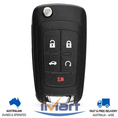 For HOLDEN COMMODORE VF 5 Button Remote Flip Key Blank Shell/Case/Enclosure • $13.90