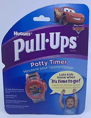 NEW Disney Cars Huggies Pull Ups Potty Timer Watch - Red Boys Bathroom Training • $18.95